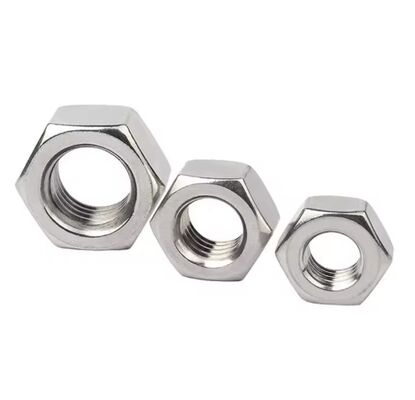 M16 ASTM B8 B8M B8T A453 GR660 A286 18-8 Polished Stainless Steel Hexagon Head Thin Heavy Nut DIN934