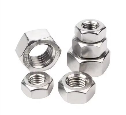 M16 ASTM B8 B8M B8T A453 GR660 A286 18-8 Polished Stainless Steel Hexagon Head Thin Heavy Nut DIN934
