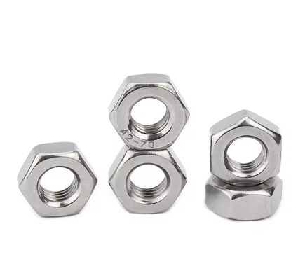 M16 ASTM B8 B8M B8T A453 GR660 A286 18-8 Polished Stainless Steel Hexagon Head Thin Heavy Nut DIN934