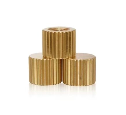 M2 Carbon Steel Knurled Thumb Nuts Nickel Plated Flat Head Hole Tightening Screw Cap Locking Adjustment Automotive D5mm X H5mm