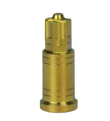 Factory Direct Sale  Titanium Hex Head M8 Fully Threaded Self-Locking Tall Closed-End Nut with Anodized Finish