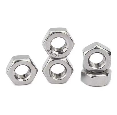 High Quality Zinc Galvanized Flange Nuts Steel Nylon Hexagon Lock Nut Water Treatment Mining Class 8 DIN6923