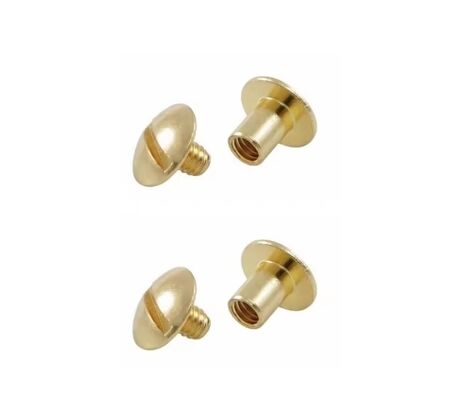 Custom Studs for Screws Zinc Plated Aluminium Metric/Inch Thread Stud Screw Back Leather Craft