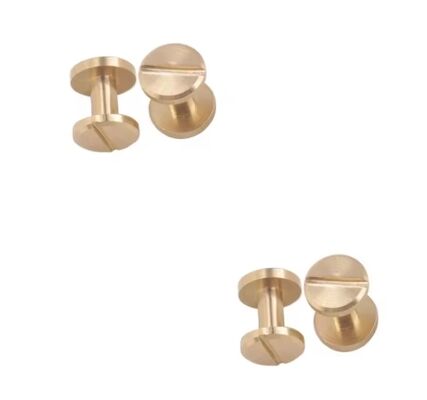 Custom Studs for Screws Zinc Plated Aluminium Metric/Inch Thread Stud Screw Back Leather Craft