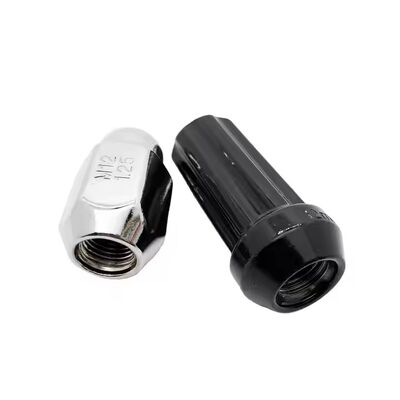 High Quality 20Pcs M12 X1.25MM Red/Blue/Black HuangXin Brand Steel Hex Lug Wheel Nuts 17mm Car Screw Parts Made in China