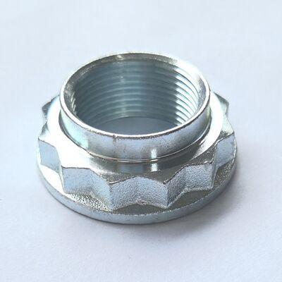 Heavy Duty Flange Nylon Insert Lock Nut - Zinc Plated for Vibration Resistance