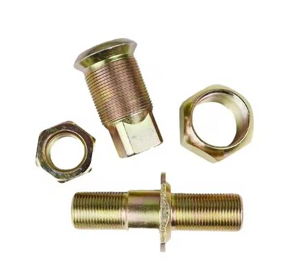 Heavy Duty Wheel Bolts | Corrosion Resistant Yellow Zinc | With Washer Anti-loose | for Commercial Vehicles