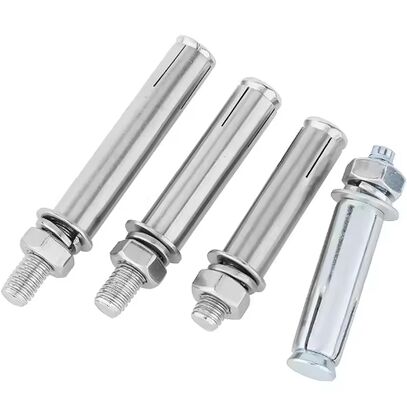 Grade 304 Stainless Steel Hex Head Sleeve Anchor Bolt GB Standard Polished Finish Expansion Wedge Anchor M10*100