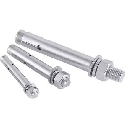 Grade 304 Stainless Steel Hex Head Sleeve Anchor Bolt GB Standard Polished Finish Expansion Wedge Anchor M10*100