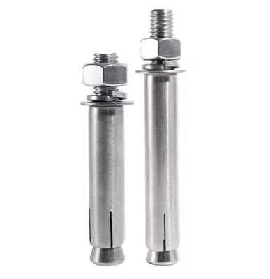Grade 304 Stainless Steel Hex Head Sleeve Anchor Bolt GB Standard Polished Finish Expansion Wedge Anchor M10*100