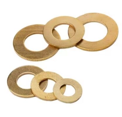 M3 M8-M58 1/2in Brass Flat Head Hex Bolts and Nuts Set with 2 Nuts