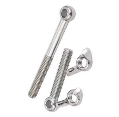 Custom Fastener Screws Ring Bolt Union Bolts DIN 444 Stainless Steel Eye Bolts M5 Zinc Finish 130mm