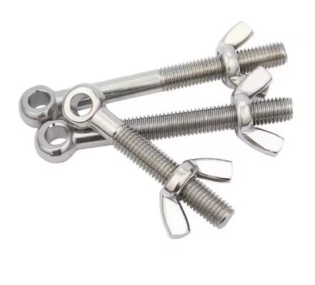 Custom Fastener Screws Ring Bolt Union Bolts DIN 444 Stainless Steel Eye Bolts M5 Zinc Finish 130mm