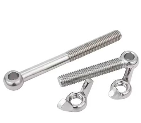 Custom Fastener Screws Ring Bolt Union Bolts DIN 444 Stainless Steel Eye Bolts M5 Zinc Finish 130mm