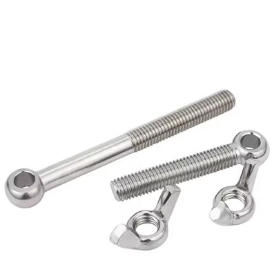 Custom Fastener Screws Ring Bolt Union Bolts DIN 444 Stainless Steel Eye Bolts M5 Zinc Finish 130mm