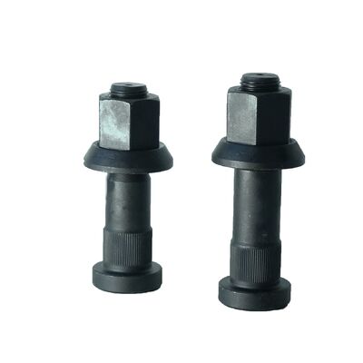 High-quality New Steel Truck Wheel Bolts Grade 8.8/10.9/12.9 M22x1.5 Thread Size HuangXin Brand