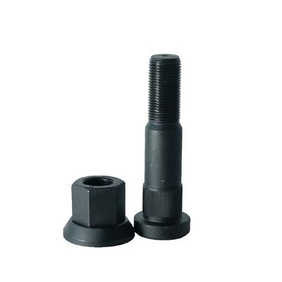 High-quality New Steel Truck Wheel Bolts Grade 8.8/10.9/12.9 M22x1.5 Thread Size HuangXin Brand