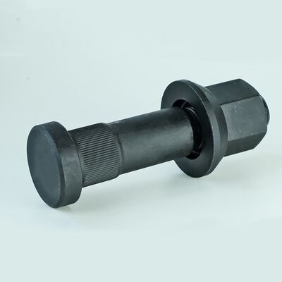 New Factory Direct Sales of Truck Wheel Bolts and Washer Nuts 40cr Steel Grade 10.9 M22*1.5 Thread Zinc Plated Auto Parts