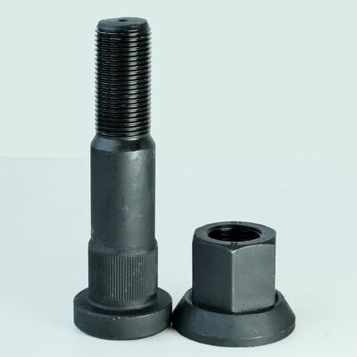 New Factory Direct Sales of Truck Wheel Bolts and Washer Nuts 40cr Steel Grade 10.9 M22*1.5 Thread Zinc Plated Auto Parts