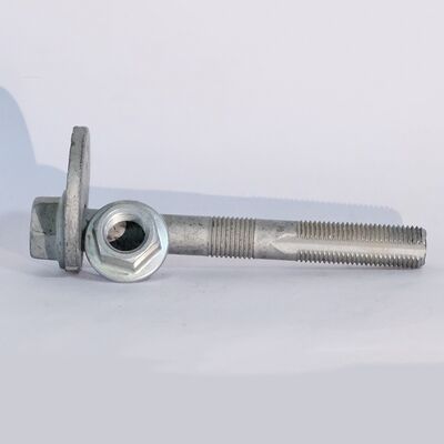 HuangXin New Silver Steel Eccentric Bolt Kit Dacromet Surface Treated Universal Fit CAMBER ADJUSTMENT High Wheel Parts
