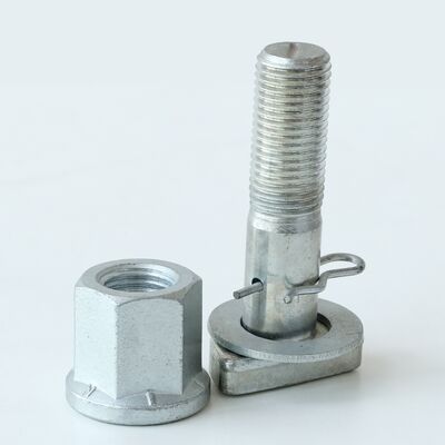 High-Strength Galvanized T-Head Bolt with Nut, Washer and Cotter Pin for Construction