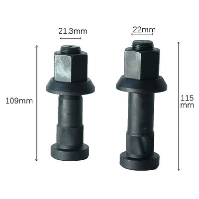 Howo Rear Wheel Stud Wheel Bolts and Nuts M21X109 M22X115 10.9 Grade WG9112340123 AZ9112340123 21402076 20551045