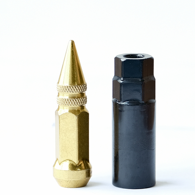 Mur baut roda ban mobil Spline Steel Nut Studs Chrome Shank Pendek Sekrup Roda Buatan China Kondisi Baru